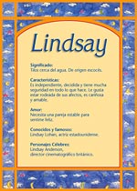 Lindsay