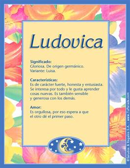 Significado del nombre Ludovica