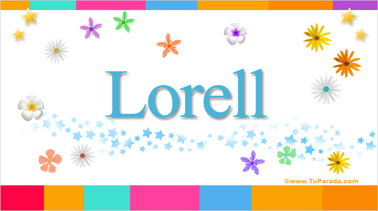 Nombre Lorell, Imagen Significado de Lorell