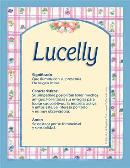 Significado del nombre Lucelly