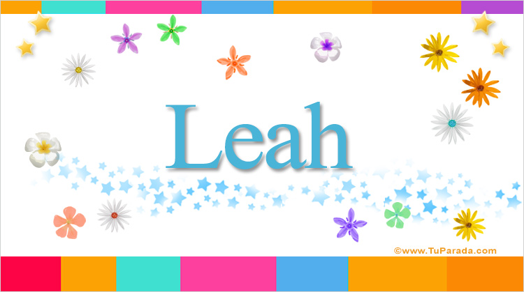Nombre Leah, Imagen Significado de Leah