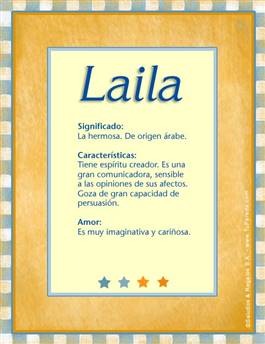 Significado del nombre Laila