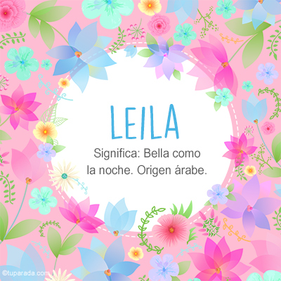 Significado Nombre Leila