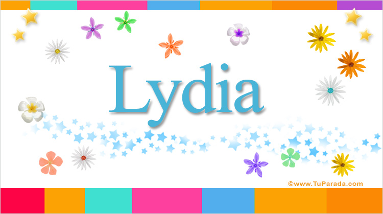 Nombre Lydia, Imagen Significado de Lydia