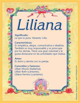 Significado del nombre Liliana
