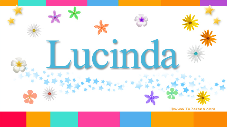 Nombre Lucinda, Imagen Significado de Lucinda