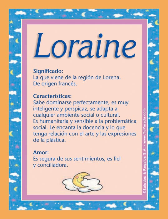 Tarjeta - Loraine