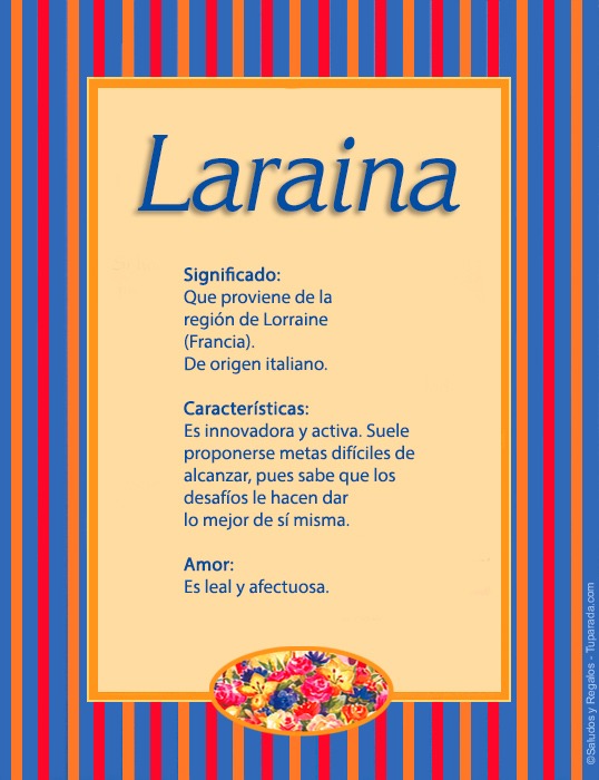 Tarjeta - Laraina