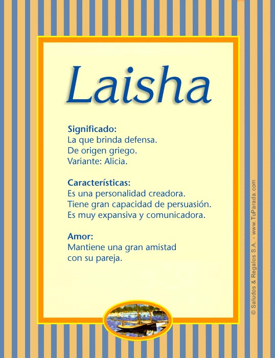 Tarjeta - Laisha