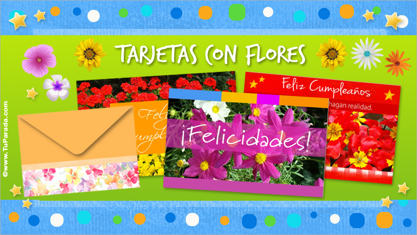 Postales de flores, tarjetas con flores, tarjetas floreadas, imágenes de  flores