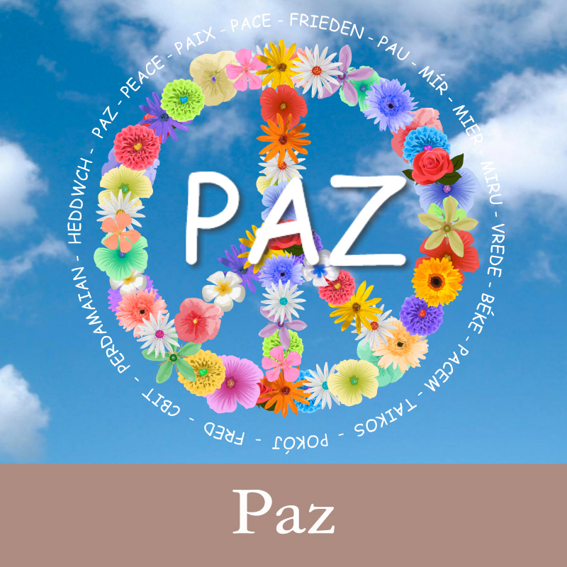 Tarjetas, postales: Paz