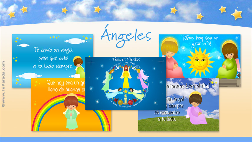 Tarjetas de  Angeles