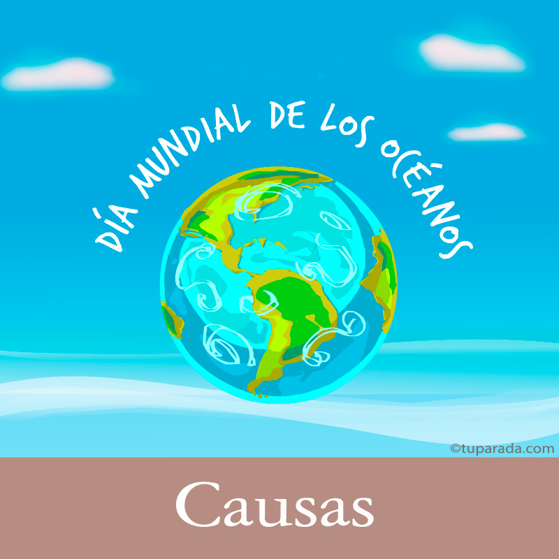 Tarjetas, postales: Causas