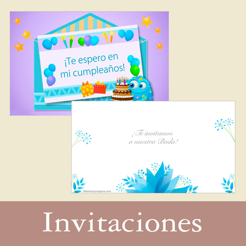 Tarjetas, postales: Invitaciones