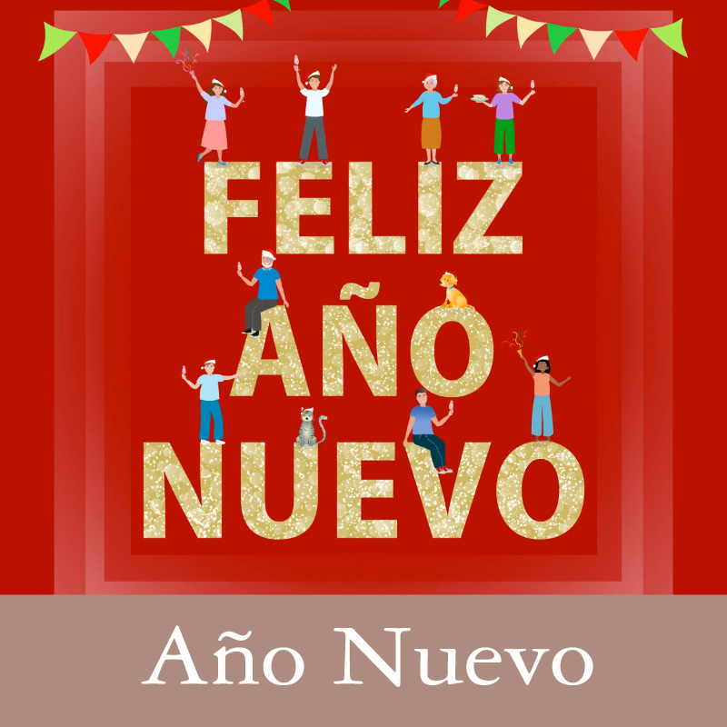 Tarjetas de  Feliz año nuevo