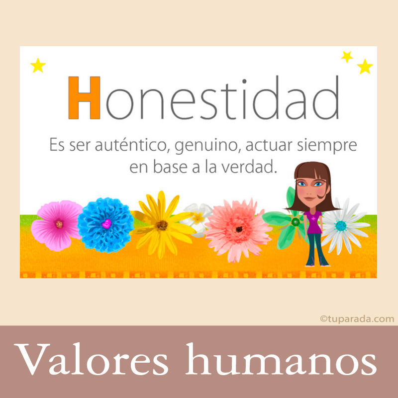 Tarjetas, postales: Valores humanos