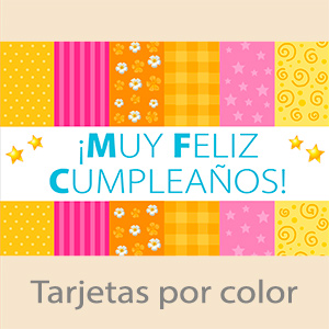Tarjetas, postales: Colores