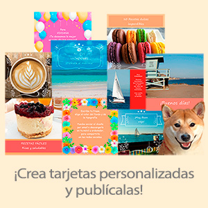 Tarjetas, postales: Crear tarjetas
