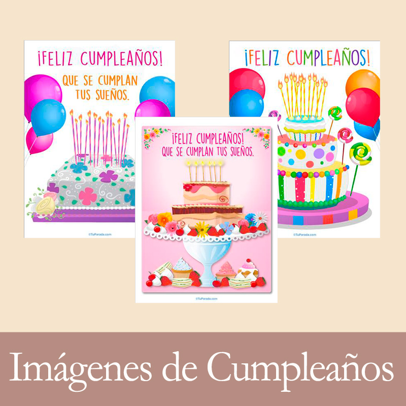 Tarjetas, postales: Imágenes de cumpleaños