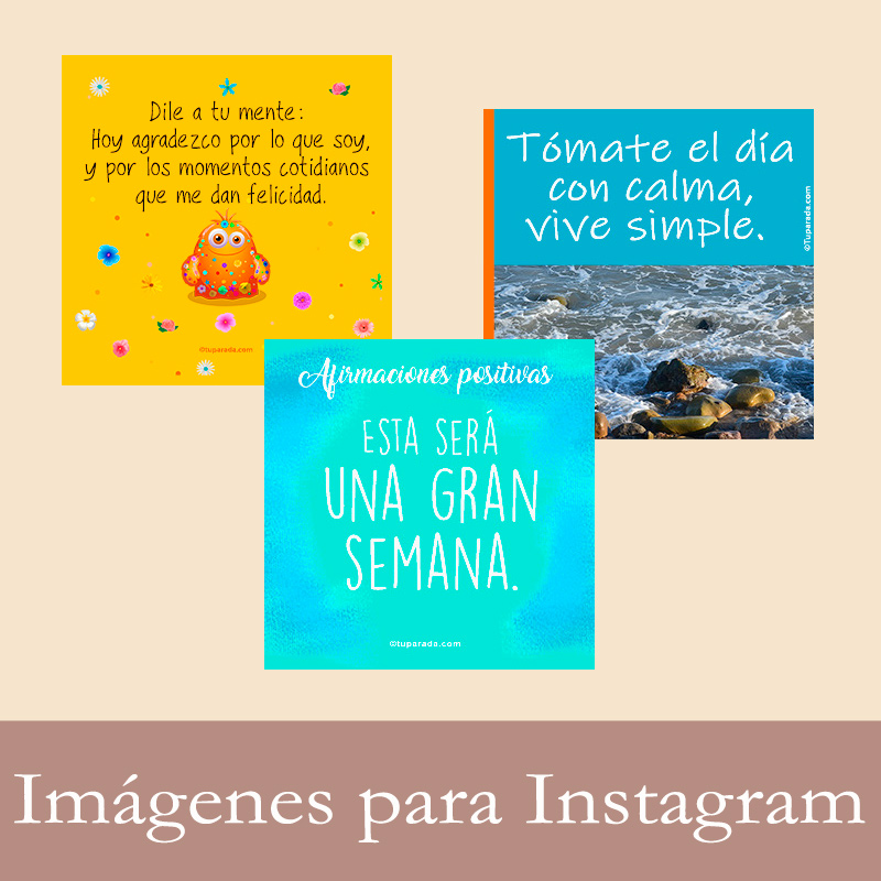 Tarjetas, postales: Imágenes para Instagram