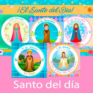 Tarjetas, postales: El Santo del Día