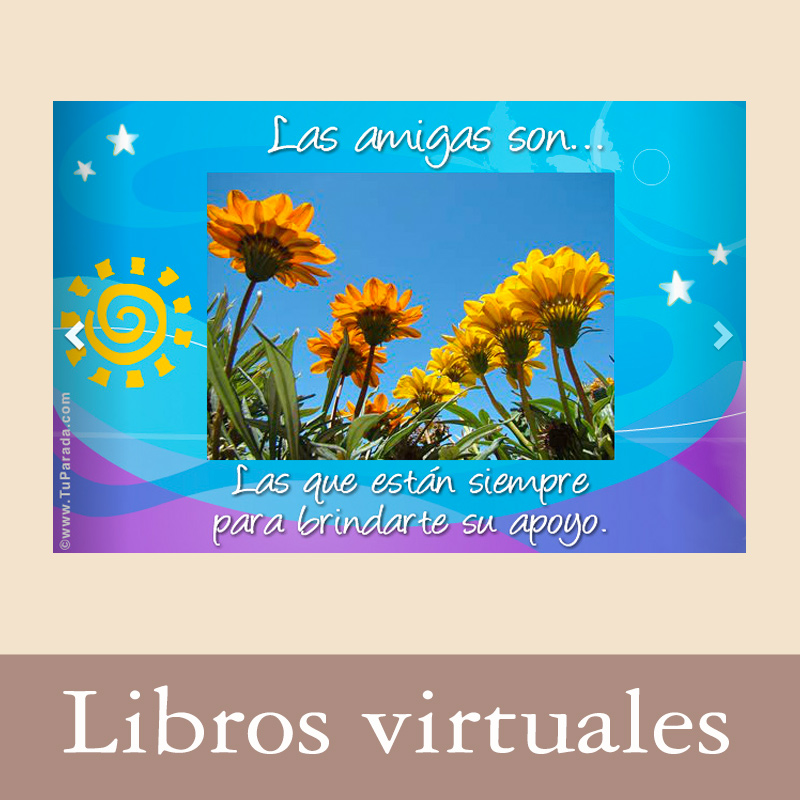 Tarjetas de  Libros virtuales animados