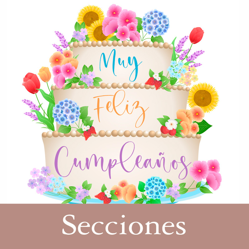 Tarjetas, postales: Feliz cumpleaños por sección