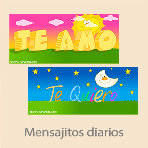 Tarjetas, postales: Mensajitos diarios