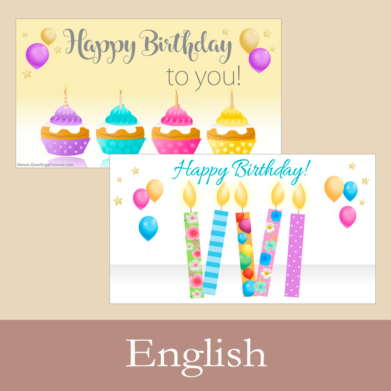 E-Cards: English