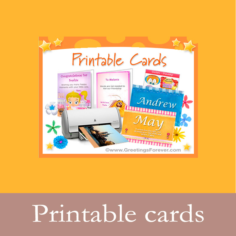 Ecards: Printable Cards