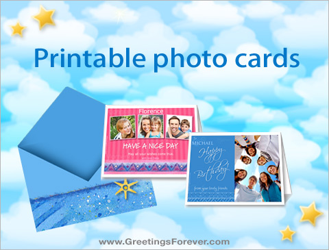 Ecards  Printable photo cards