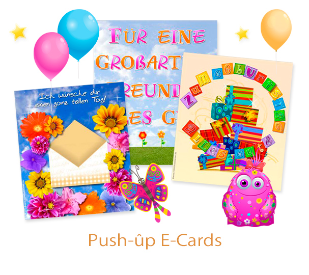 Push-ûp E-Cards