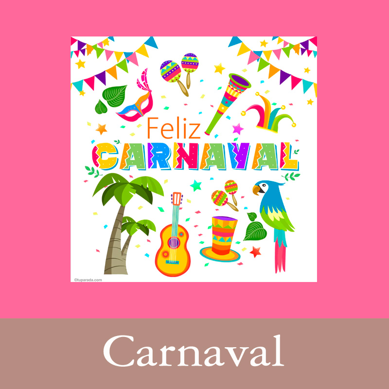 Tarjetas, postales: Carnaval