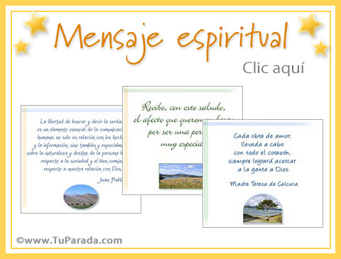 Postales con mensajes espirituales, tarjetas con mensaje 