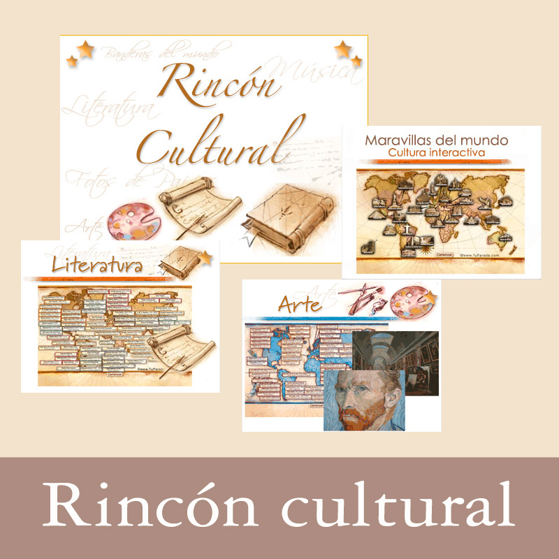 Tarjetas, postales: Rincón cultural