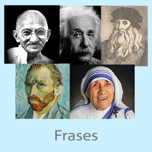Tarjetas, postales: Frases