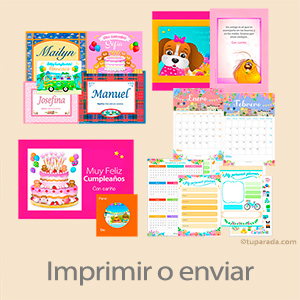 Tarjetas, postales: Imprimir o enviar