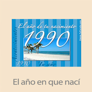 Tarjetas, postales: El año en que nací