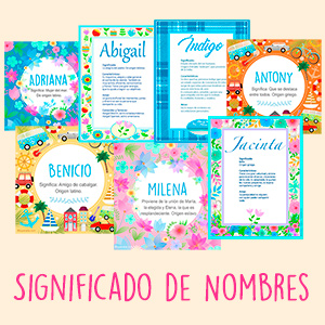 Tarjetas, postales: Significado de nombres