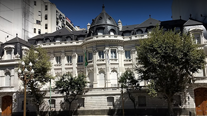Tarjetas de  Embajadas en Argentina