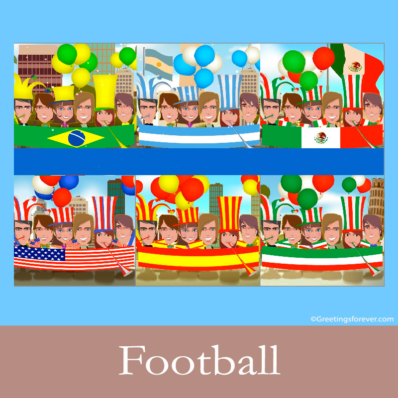 Ecards: Football teams