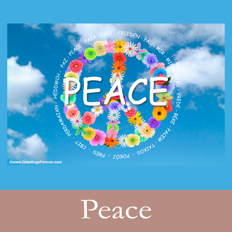 Ecards: Peace Symbol