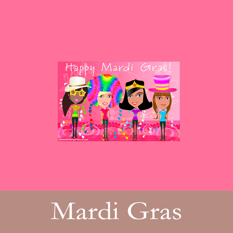 Ecards: Mardi Gras