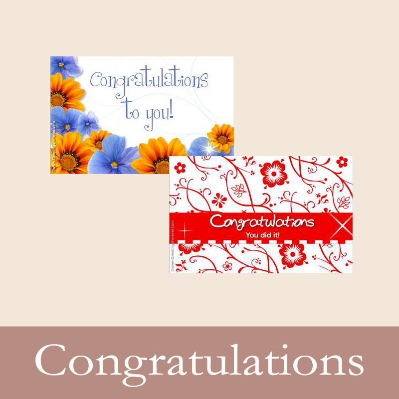 Ecards: Congratulations