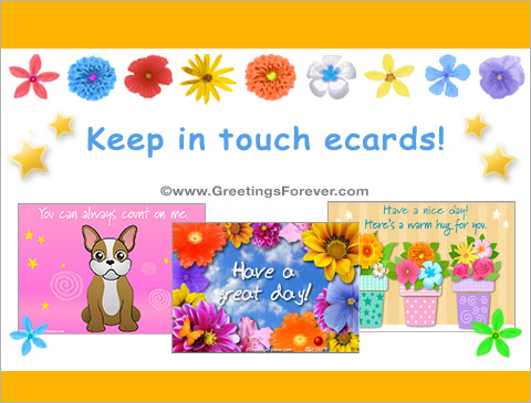 Keep in touch Ecards
