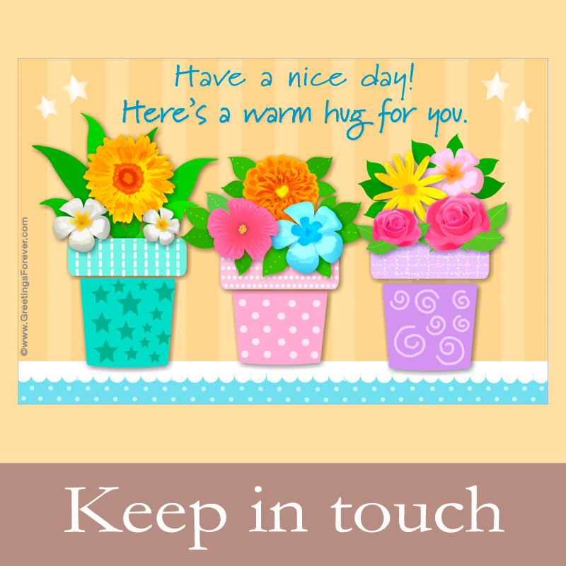 Ecards: Keep in touch