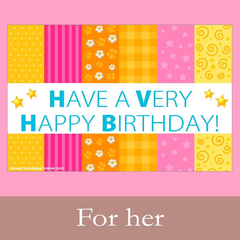 Ecards: For her