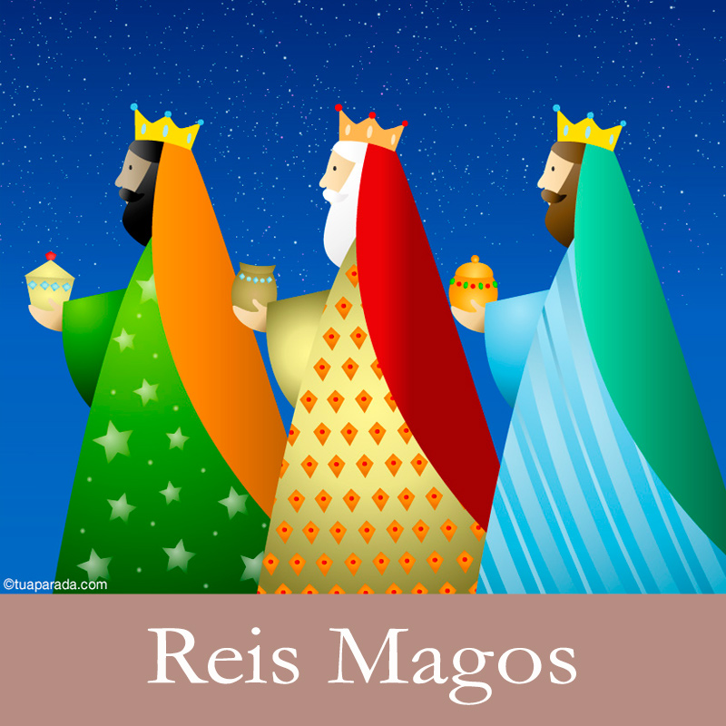 Cartões postais: Dia dos Reis Magos