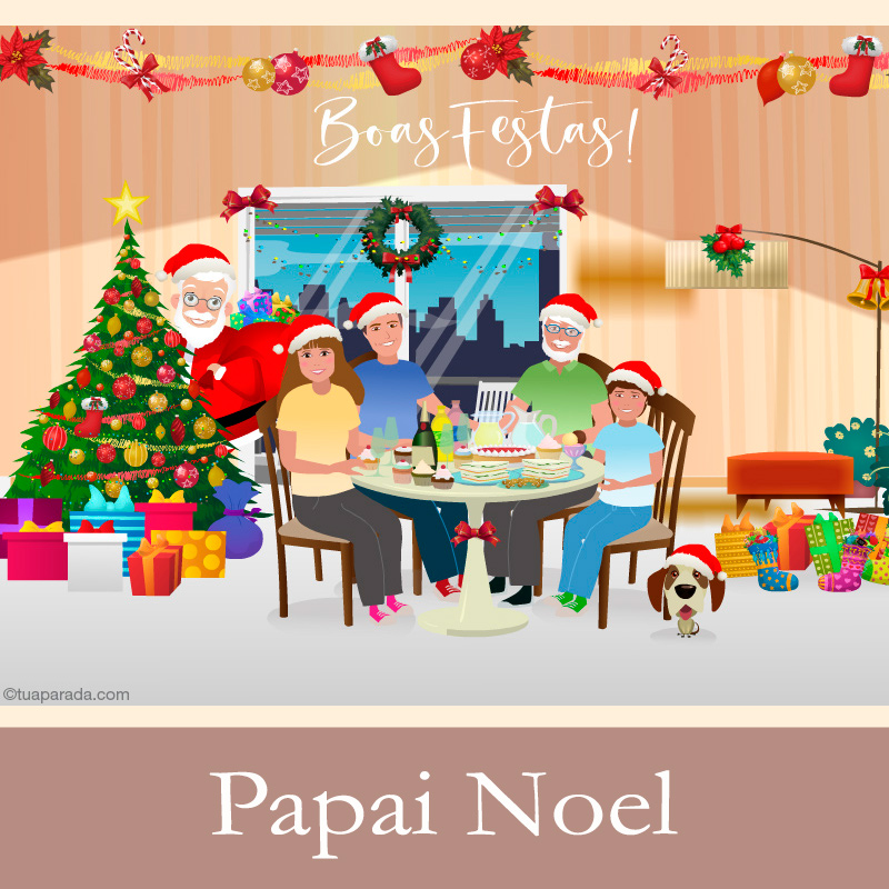 Cartões postais: Papai Noel