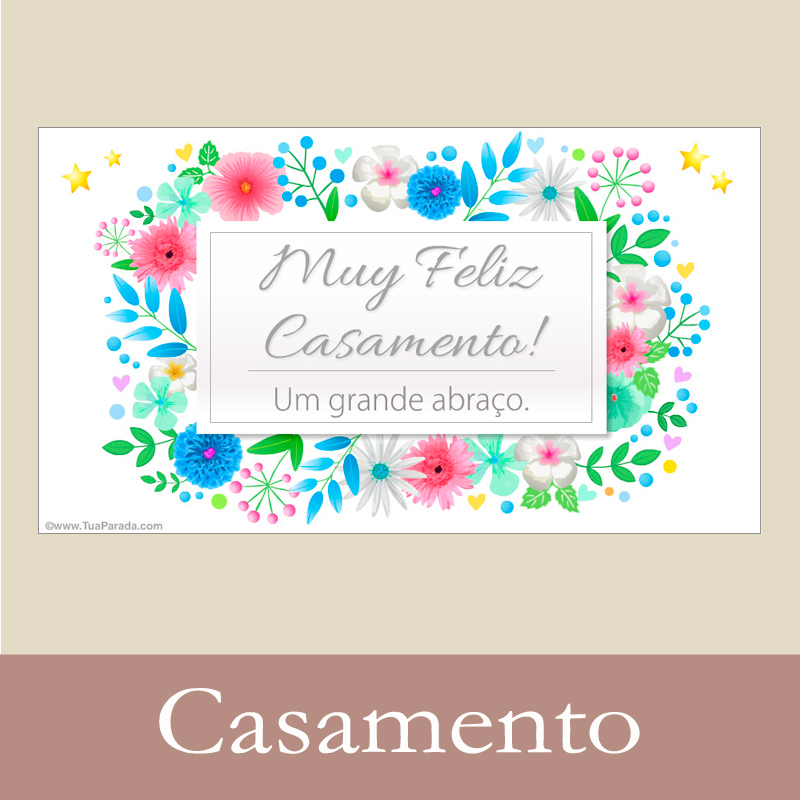 Cartões postais: Casamento